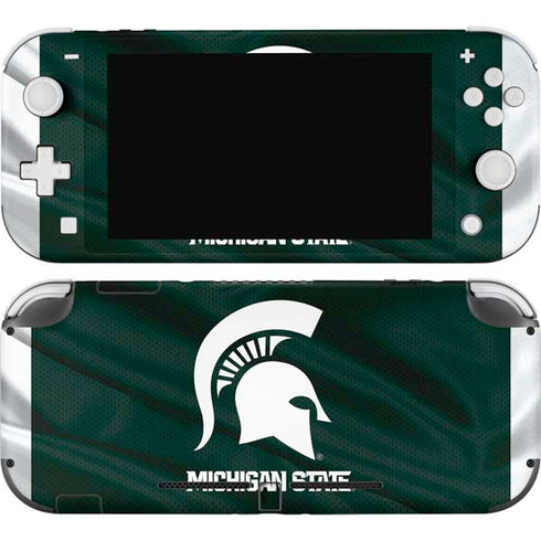 Michigan State University Away Grey Jersey Nintendo Skins